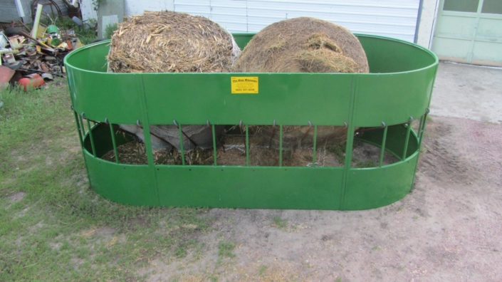 the hay manager round bale cone feeder for cow cattle horse sheep goat