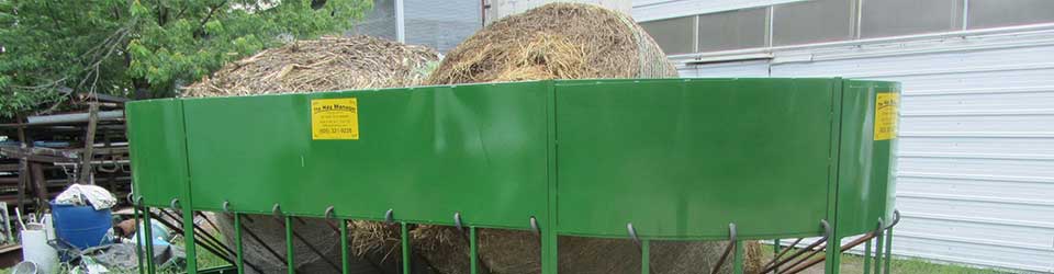 Storing round hay bales: the effects of rain and humidity